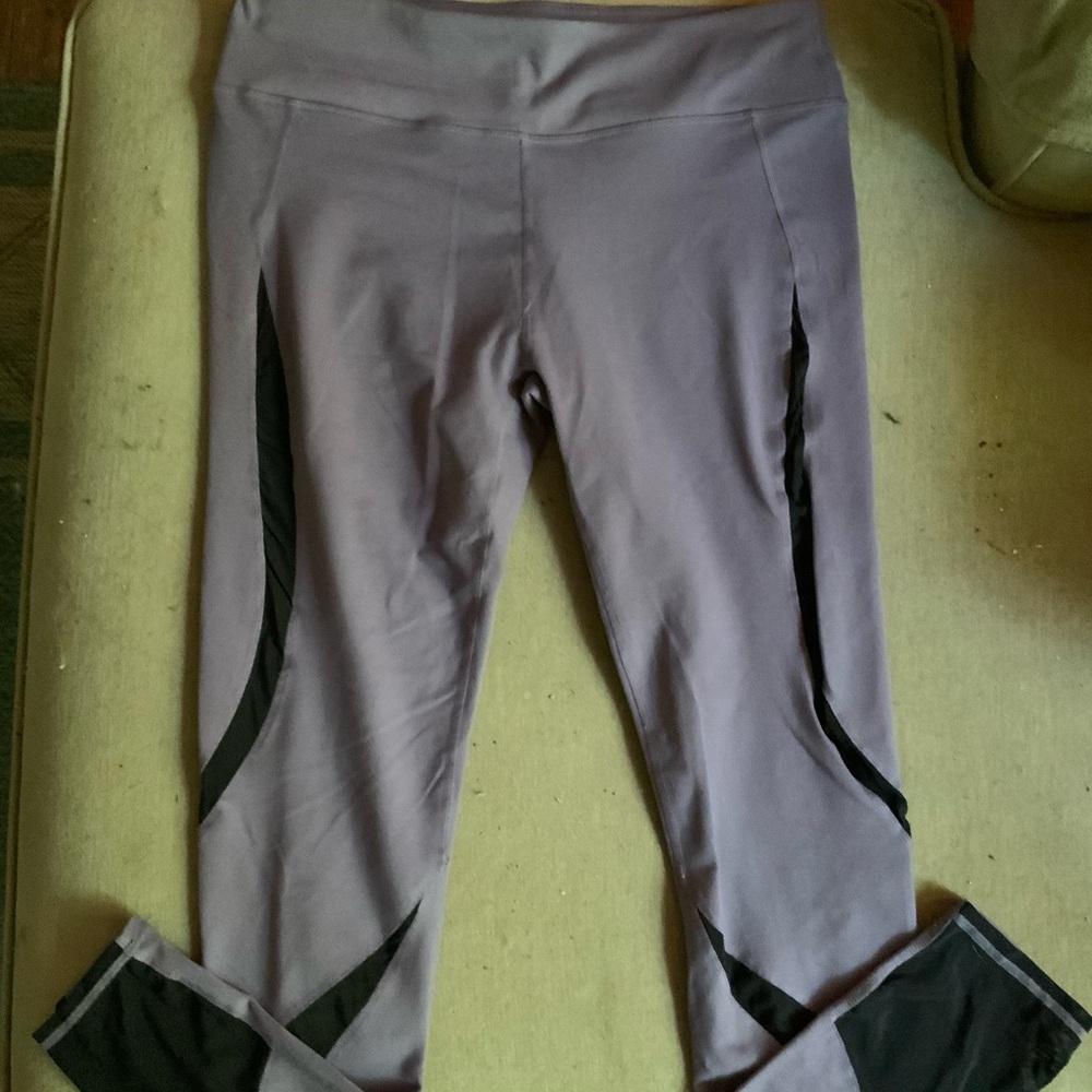 Fabletics Purple Mesh Workout leggings